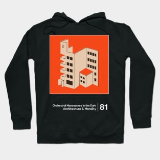 Architecture & Morality / Minimal Style Graphic Artwork Design Hoodie